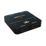 BZBGEAR 2x1 8K60 UHD Ultra-Slim HDMI 2.1 Switcher with EDID Management and Built-In Equalizer