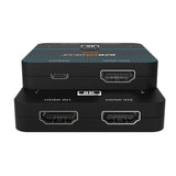 BZBGEAR 2x1 8K60 UHD Ultra-Slim HDMI 2.1 Switcher with EDID Management and Built-In Equalizer