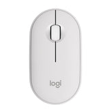 Logitech Pebble Slim Bluetooth Wireless Mouse 2 M350S, Tonal White