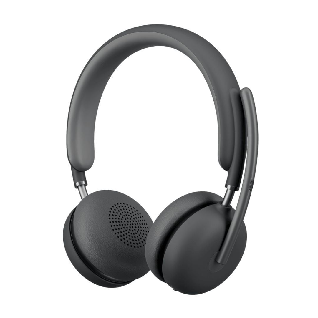 Logitech Zone wireless 2 Teams AI Headset with Built-In Battery for Noise-Free Calls (Graphite)