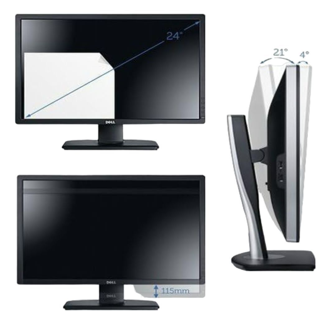 Dell UltraSharp U2412M 24-Inch 1920x1200 Resolution Widescreen LED-Backlit Monitor (Refurbished)