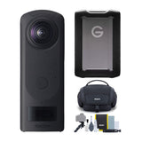 Ricoh THETA Z1 360-Degree Camera with 5 TB Portable Hard Drive, Gadget Bag with Accessory Kit
