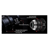 Venus Optics Laowa 12mm T2.9 Zero-D Cine Lens for Cinema and Mirrorless Cameras (PL Mount)