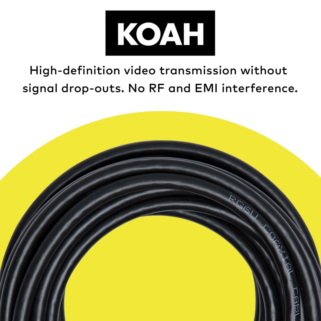 Koah Pro 25-Feet SDI Video Cable (BNC to BNC)