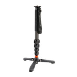 3 Legged Thing Legends Alana Carbon Fiber Travel-Friendly Monopod Kit with Docz (Darkness)