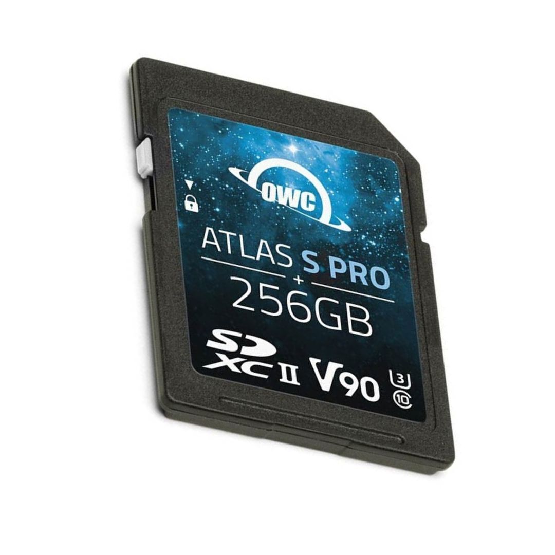 OWC 256GB Atlas Ultra High-Performance SDXC UHS-II V90 Memory Card