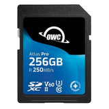 OWC 256GB Atlas Pro SDXC V60 UHS-II Memory Card for Advanced DSLR and Mirrorless Functions