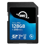 OWC 128GB Atlas Pro SDXC V60 UHS-II Memory Card for Advanced DSLR and Mirrorless Functions