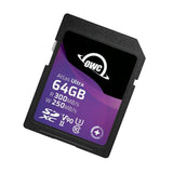 OWC 64GB Atlas Ultra SDXC V90 UHS-II Memory Card for DSLR and Mirrorless Operations