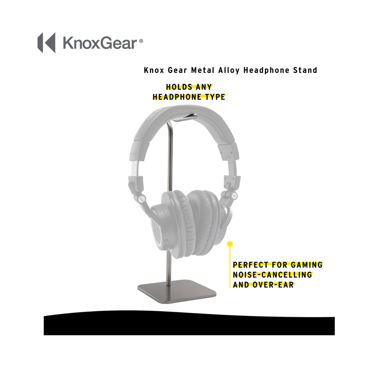 Knox Gear Metal Alloy Headphone Stand