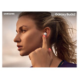 Samsung Galaxy Buds2 Wireless Bluetooth Earbuds with Noise Cancelling and Ambient Sound (White)