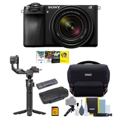 Sony a6700 Mirrorless Camera with 18-135mm Lens and DJI RS 3 Mini Gimbal Stabilizer Bundle