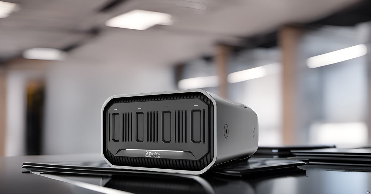 SanDisk Professional 16 TB PRO-Blade Station with SanDisk PRO-BLADE SSD Mags 4TB