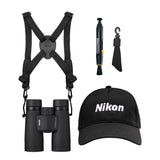 Nikon Monarch M7 8x42 Binoculars with Hat and Accessory Bundle