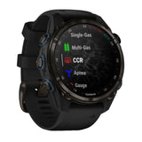 Garmin Descent Mk3i Watch Style-Dive Computer (43mm, Carbon Gray Titanium with Black Silicone Band)
