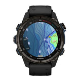 Garmin Descent Mk3i Watch Style-Dive Computer (43mm, Carbon Gray Titanium with Black Silicone Band)