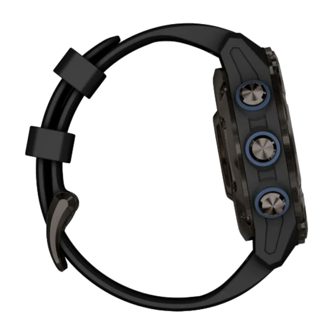 Garmin Descent Mk3i Watch Style-Dive Computer (43mm, Carbon Gray Titanium with Black Silicone Band)