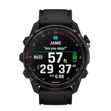 Garmin Descent Mk3i Watch Style-Dive Computer (51mm, Carbon Gray with Black Silicone Band)