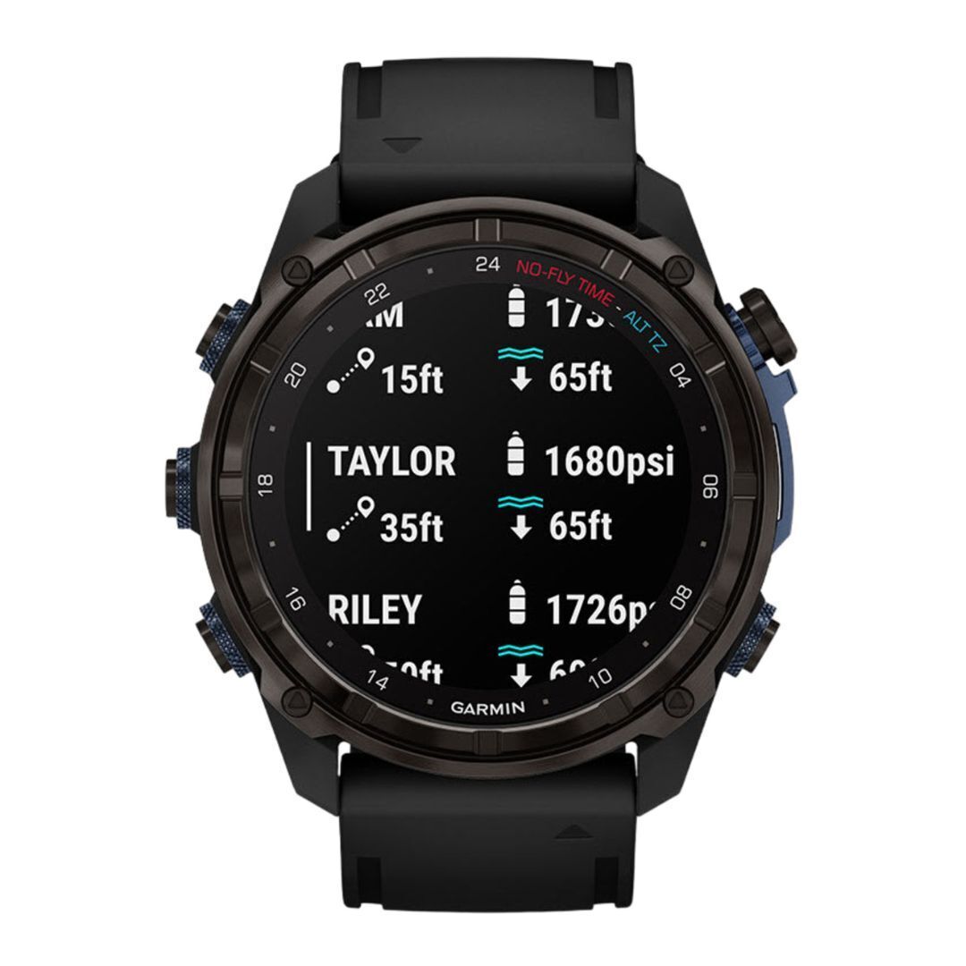 Garmin Descent Mk3i Watch Style-Dive Computer (51mm, Carbon Gray with Black Silicone Band)