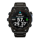 Garmin Descent Mk3i Watch Style-Dive Computer (51mm, Carbon Gray with DLC Titanium Band)