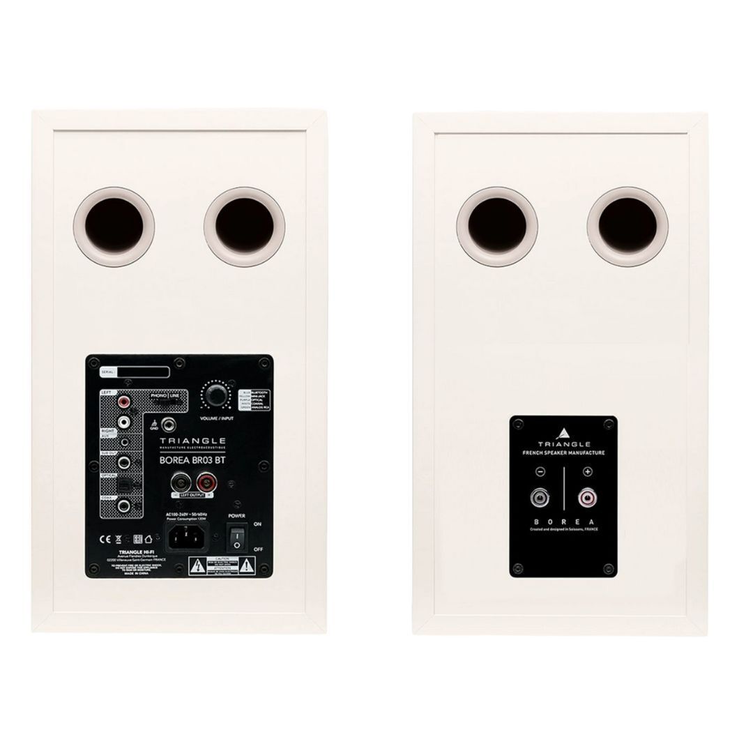 Triangle Borea Active BR03 BT Wireless Bluetooth Bookshelf Speaker (Cream)