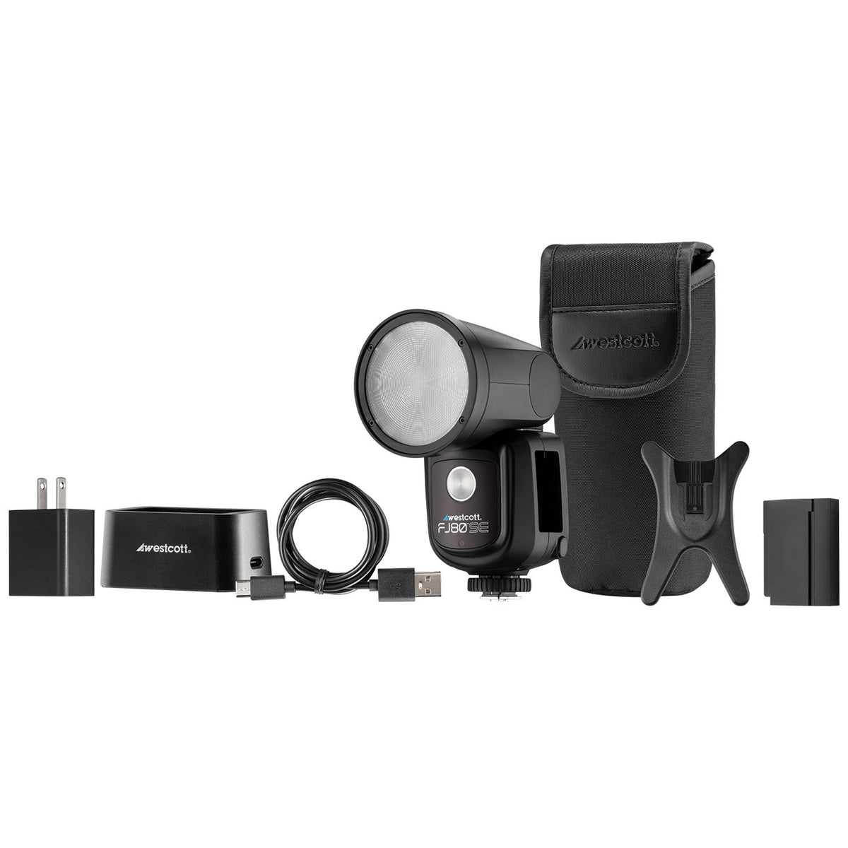 Westcott FJ80-SE M Universal 80Ws Speedlight with Integrated 2.4 GHz Transceiver and LCD Display