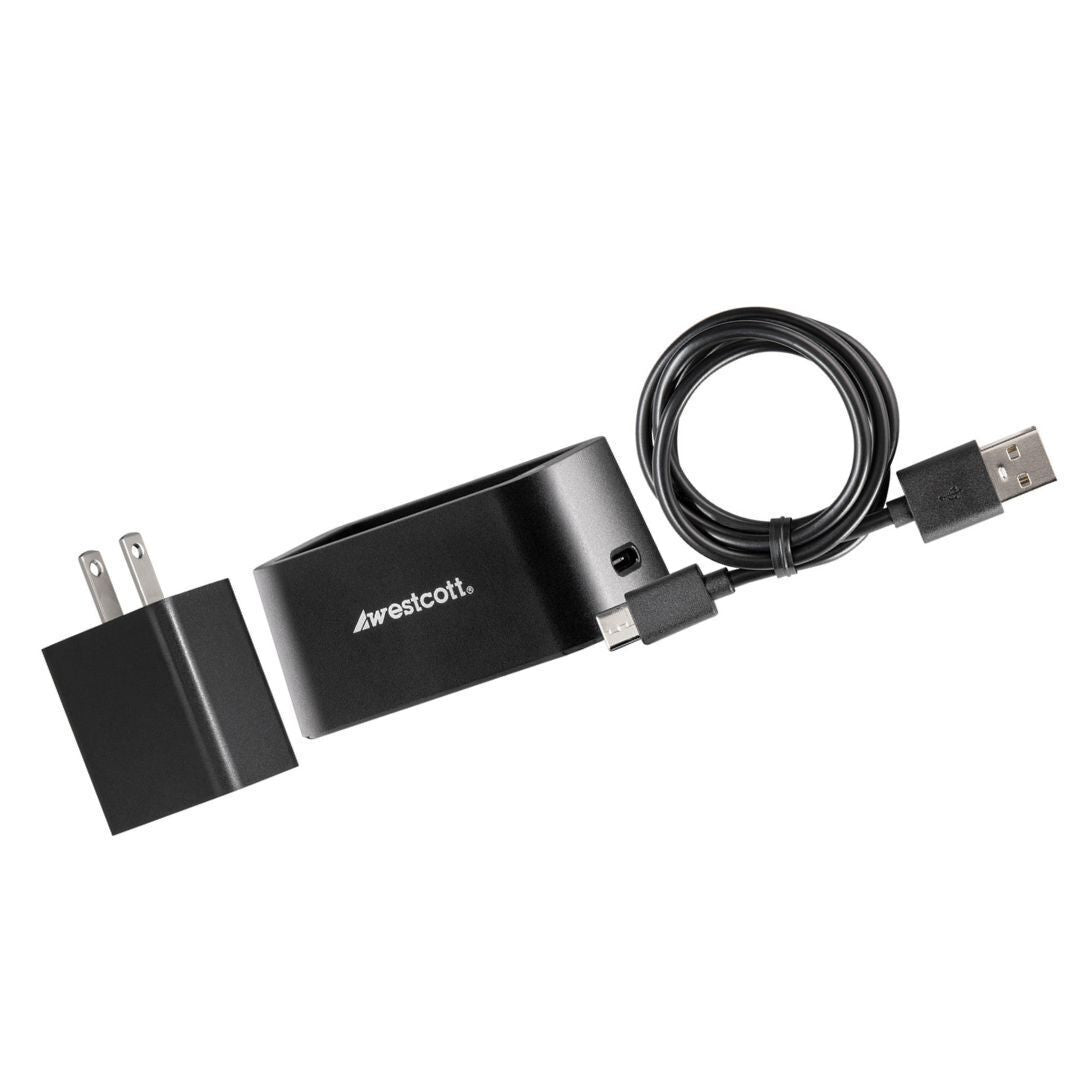 Westcott FJ80-SE 8.4V Battery Charger and Cord for FJ80-SE Speedlight Battery Number 4662