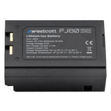 Westcott FJ80-SE DC 7.4V 2500mAh 18.5Wh Compact Removable Lithium-Ion Battery