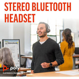 Poly Voyager 4320 UC Over-Ear Boom Headset with Bluetooth, Black (Microsoft Teams Certified)