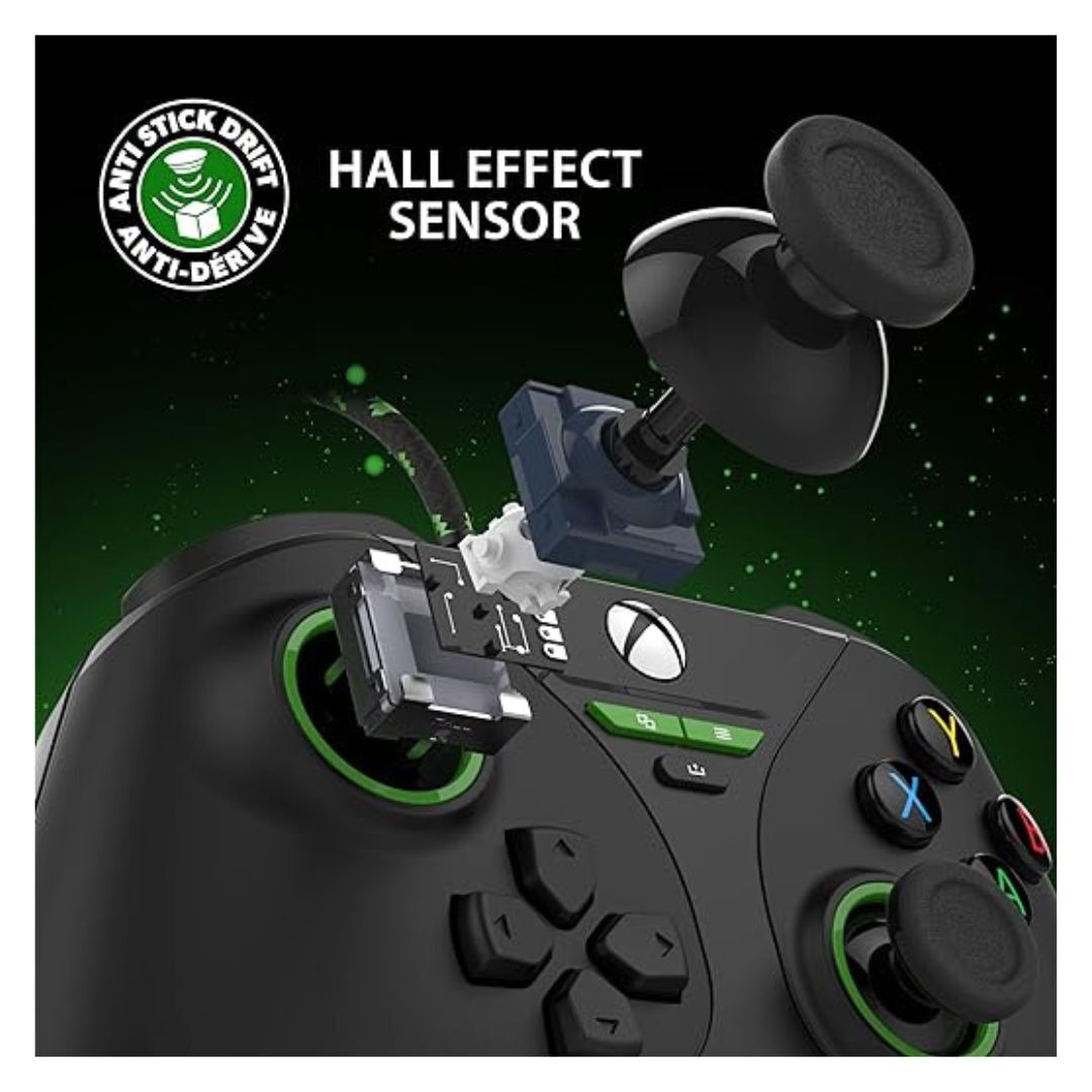 Snakebyte Xbox Series GamePad Pro X Licensed Video Game Controller with Hall Effect Sensors (Black)