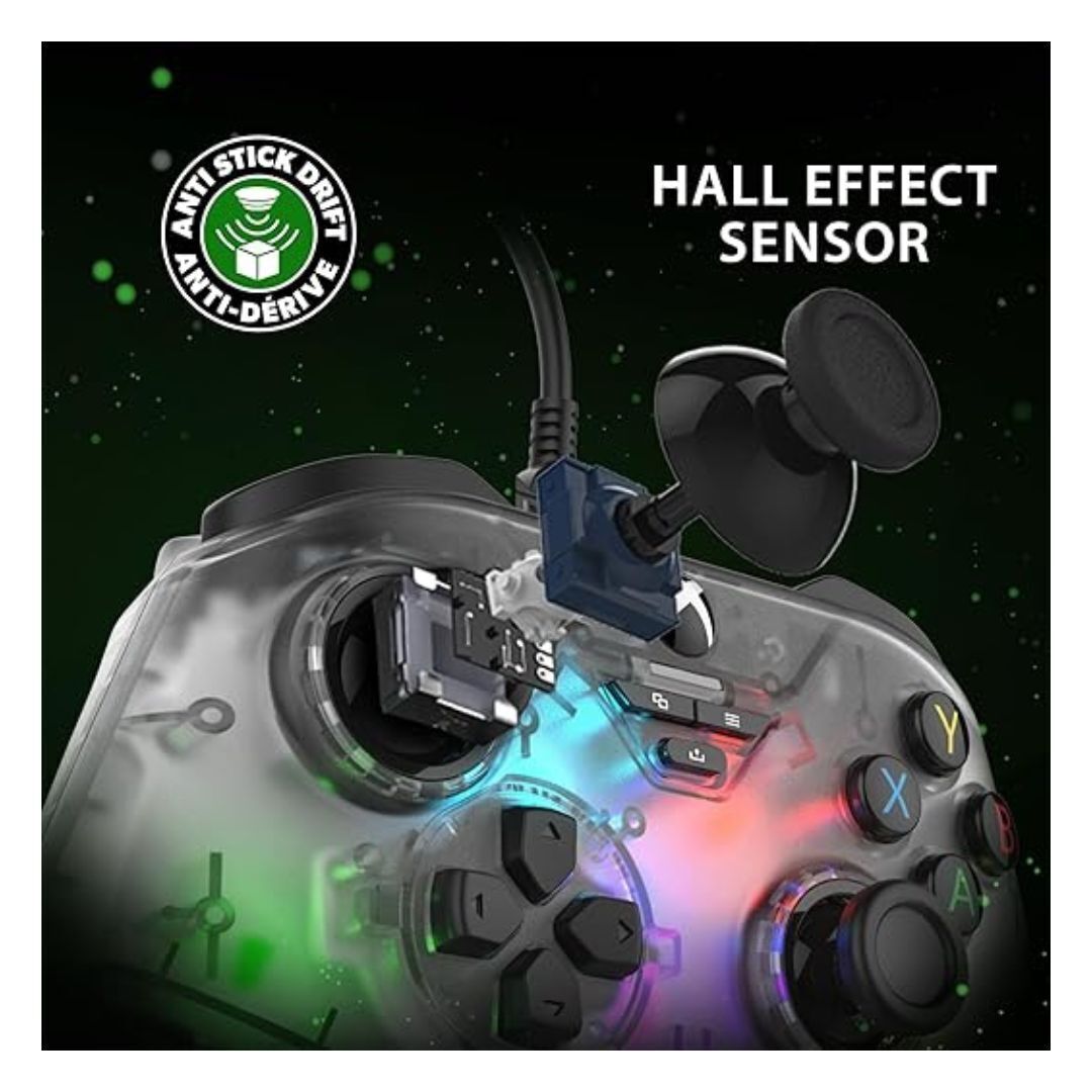 Snakebyte Xbox Series GamePad Pro X Licensed Video Game Controller with Hall Effect Sensors (Black)