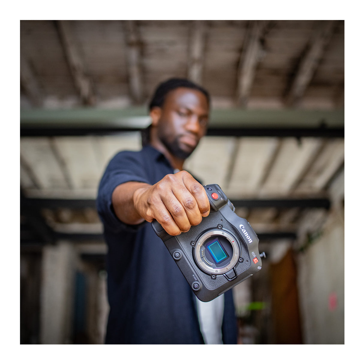 Canon EOS C70 Cinema Camera Kit with 24-70mm Zoom Lens, Built-in RF Mount, and Enhanced Scan Mode