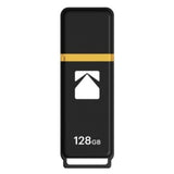 Kodak Classic K100 Cap and Body Series USB 3.2 Gen 1 Interface 128GB Flash Drive (5 Pack)