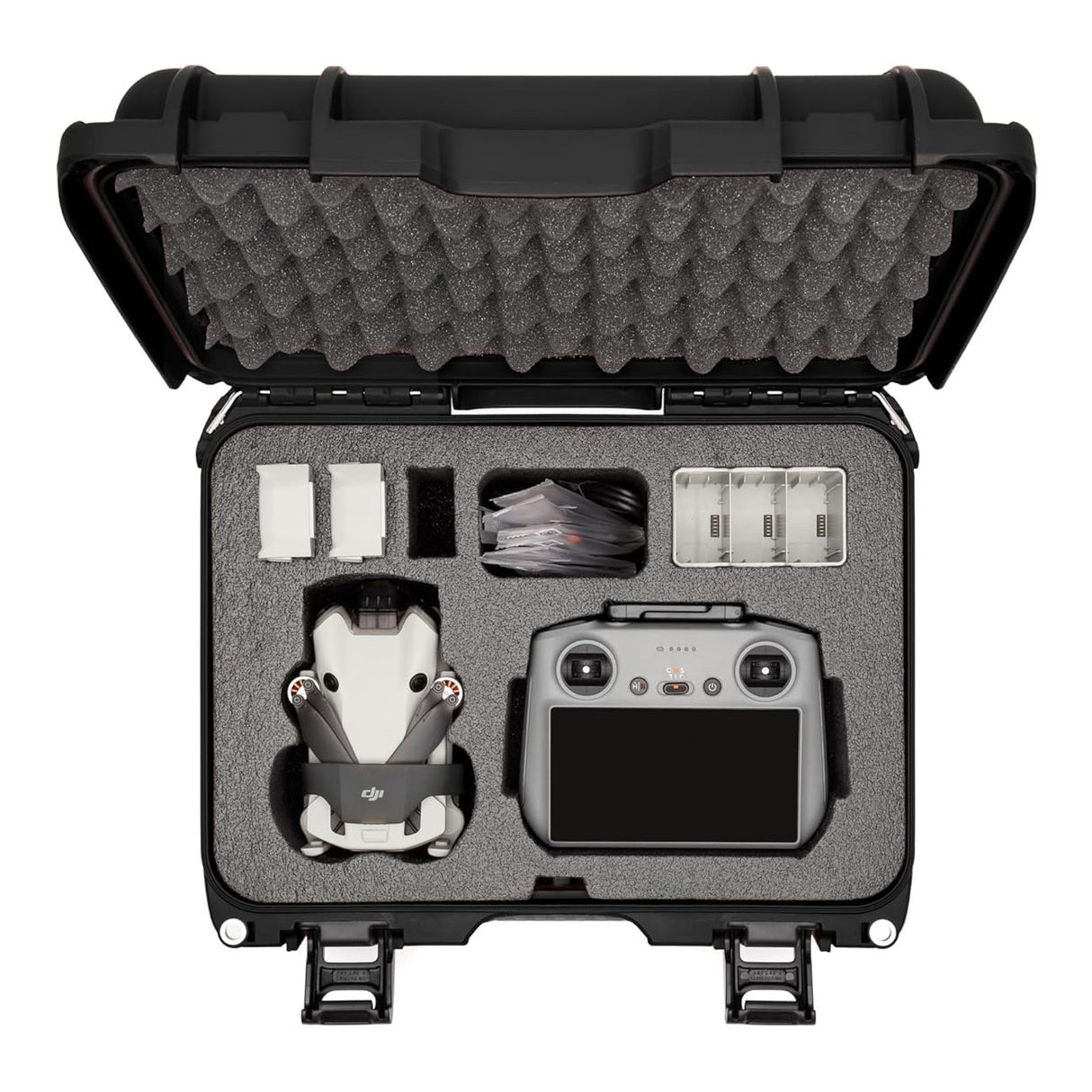 Nanuk 915 Hard-Shell Case for DJI Mini 3/Mini 4 Pro Fly More Combo (Black)