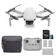 DJI Mini 2 SE Fly More Combo with 64GB Memory Card-  Lightweight Mini Camera Drone with 2.7K Video