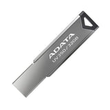 Adata UV350 32GB USB 3.2 Gen 1 Capless Metal Flash Drive with Strap Hole (Black)