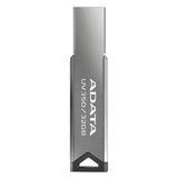 Adata UV350 32GB USB 3.2 Gen 1 Capless Metal Flash Drive with Strap Hole (Black)