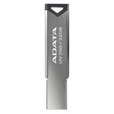 Adata UV350 32GB USB 3.2 Gen 1 Capless Metal Flash Drive with Strap Hole (Black)