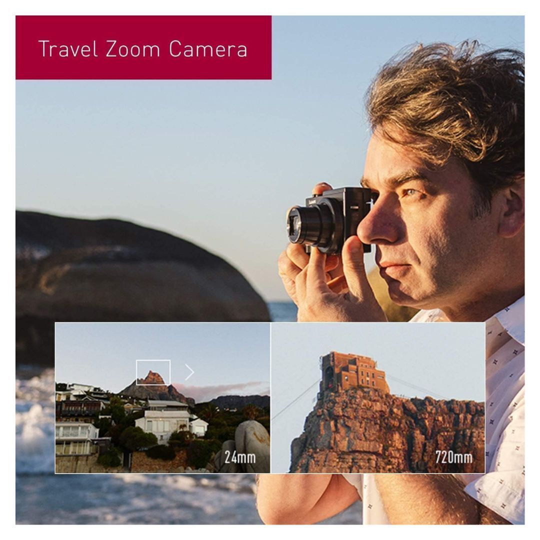 Panasonic LUMIX DC-ZS80D 30x Optical Travel Zoom Digital Camera with Lens (Black, Refurbished)