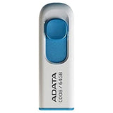 ADATA 64GB USB 2.0 Retractable Capless Flash Drive (Red)
