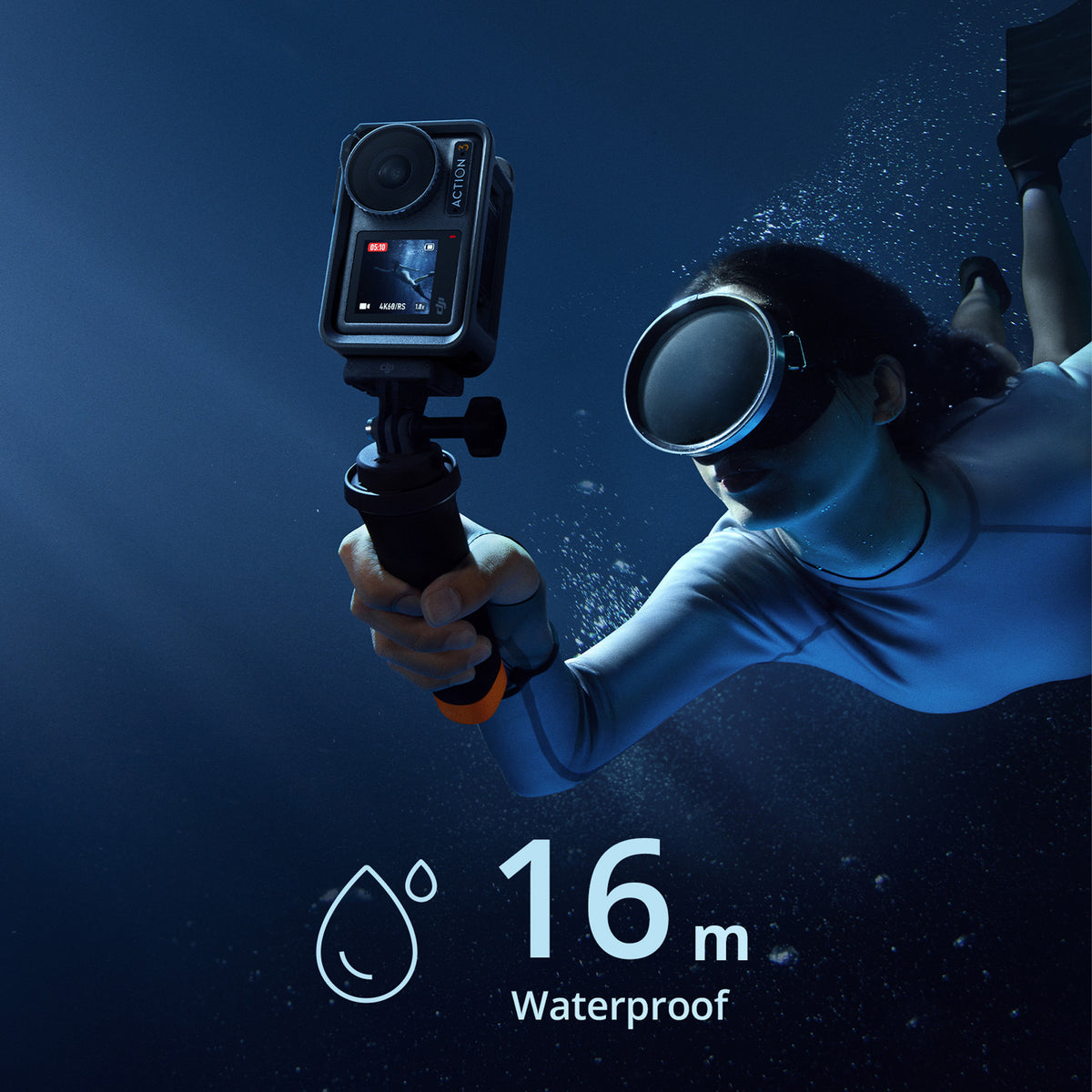 DJI Osmo Action 3 Standard Combo with 64GB MicroSD Card - Outdoor Action Camera with 4K HDR