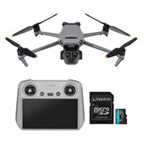 DJI Mavic 3 Pro Camera Drone with RC Remote and 128GB MicroSD – 4/3 CMOS Hasselblad Camera