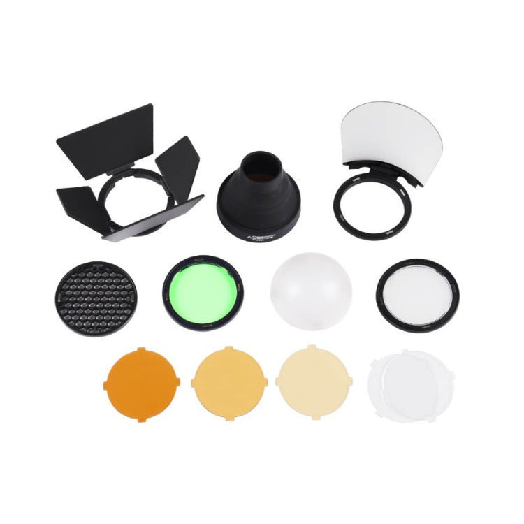 Godox V1 Flash for Nikon Photographer with XProC TTL Wireless Flash Trigger, and Accessory Kit