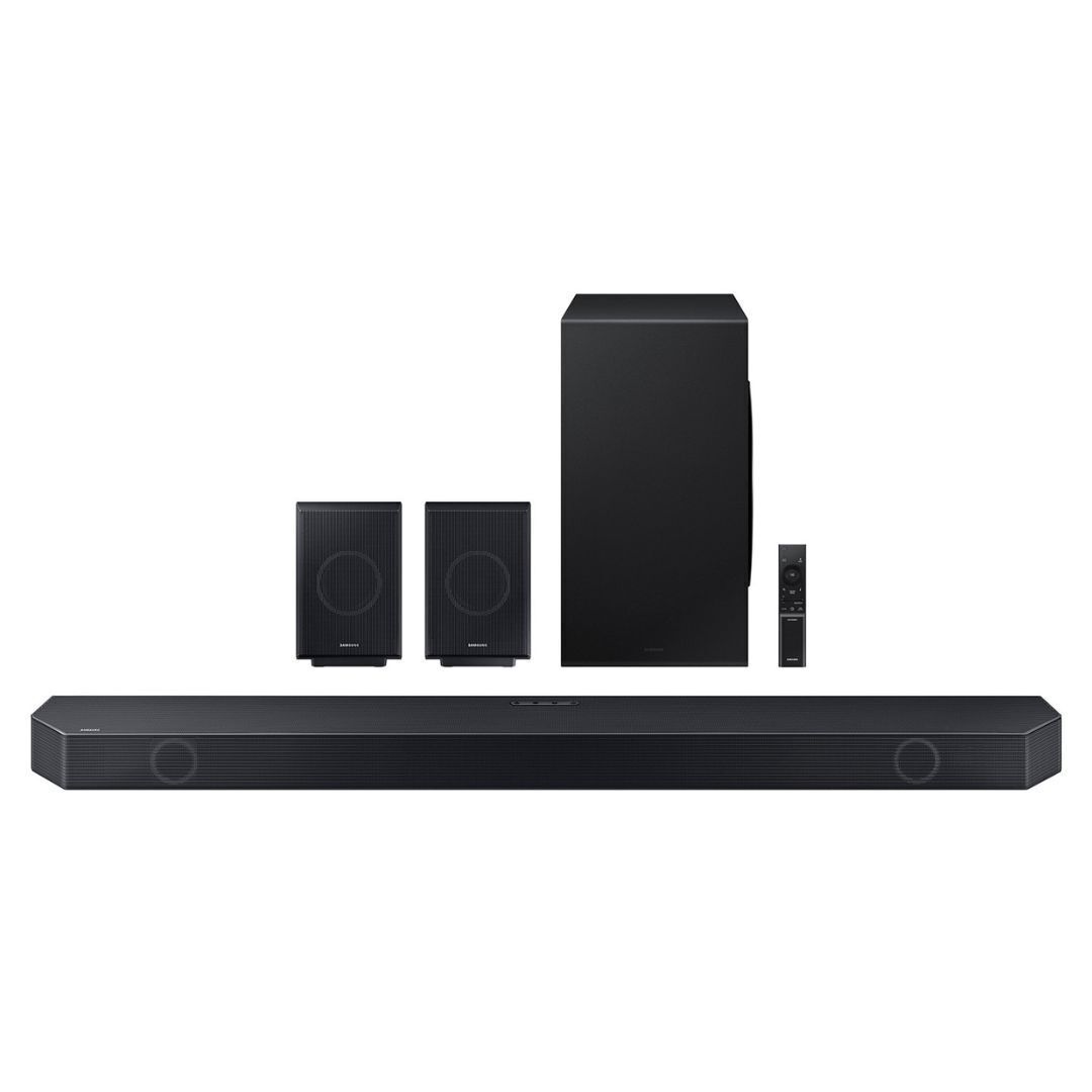 Samsung 11.1.4 Channels 656W Wireless Dolby ATMOS Soundbar with 22 Rear Speakers (Titan Black)