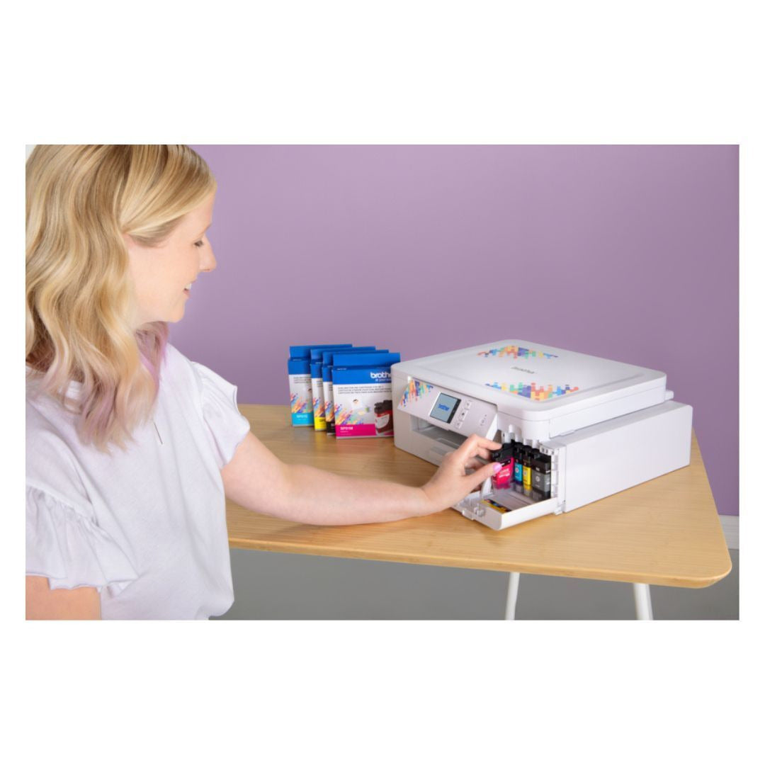 Brother Sublimation Printer with Multiple Ink Cartridges and Printer Paper