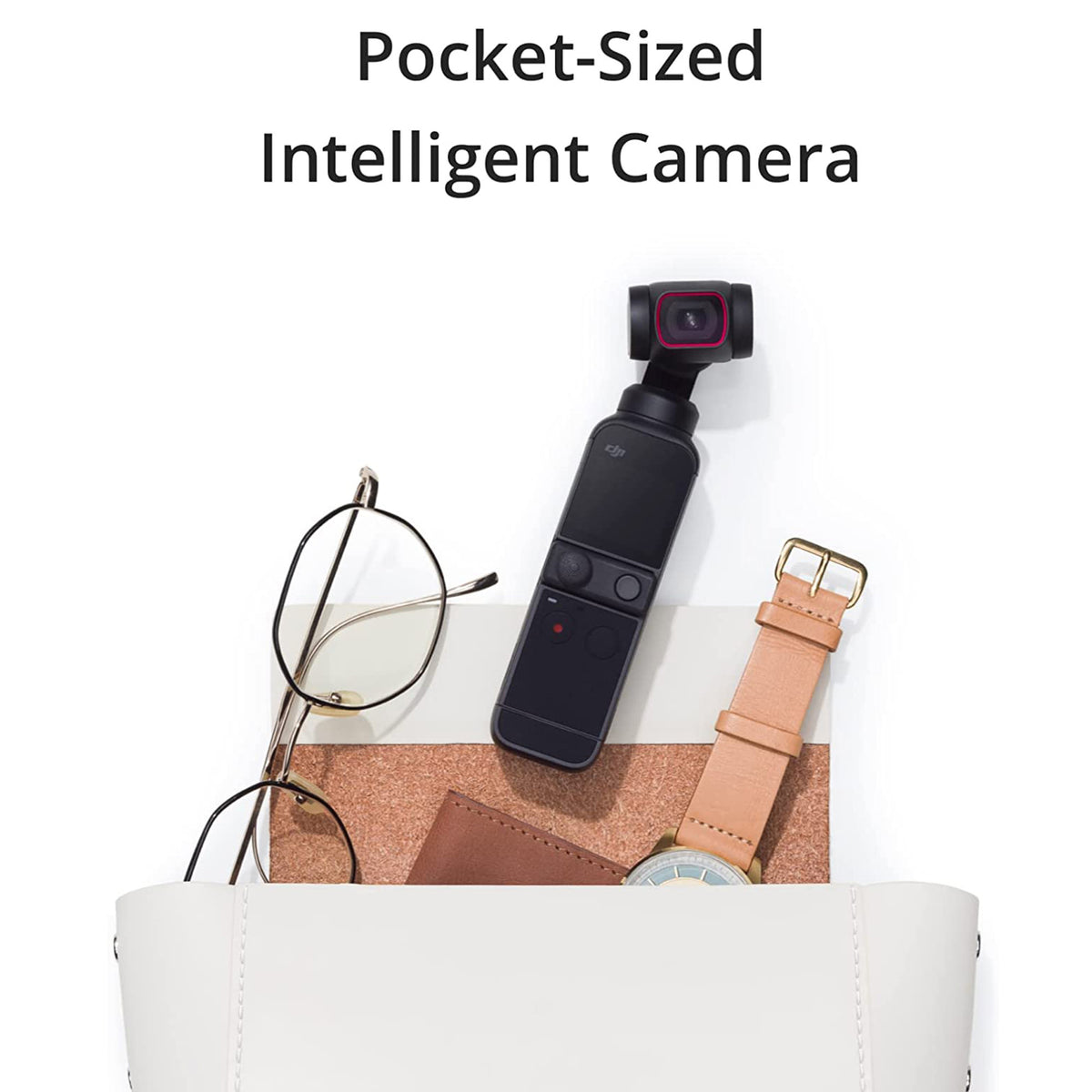 DJI Pocket 2 Gimbal with Mini Camera with 128GB U3 A2 MicroSD Card - Handheld Pocket-Sized Camera