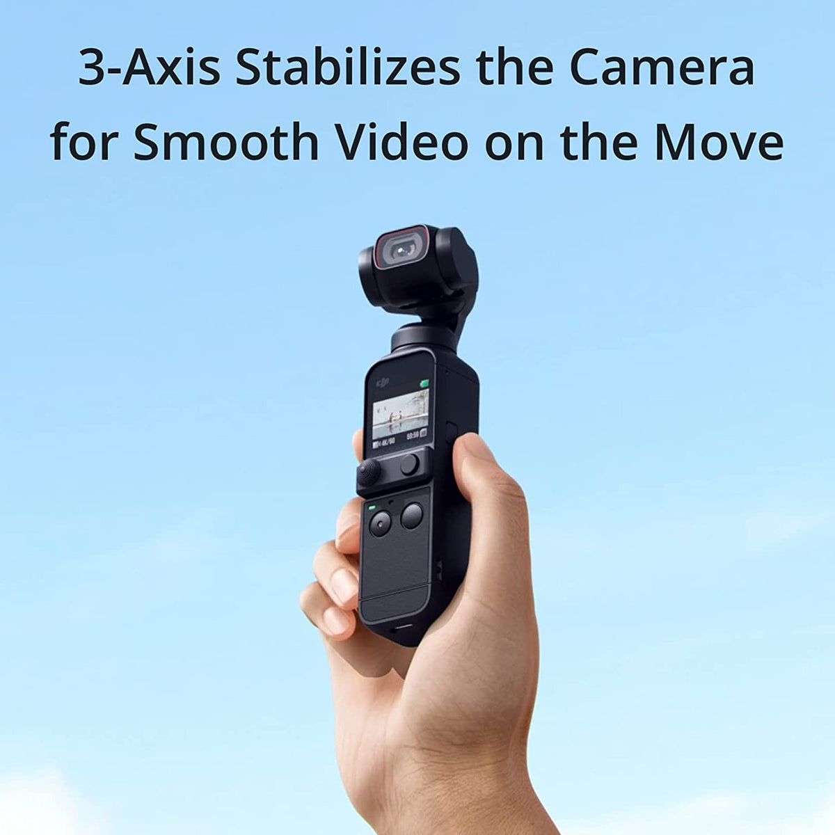 DJI Pocket 2 Gimbal with Mini Camera with 128GB U3 A2 MicroSD Card - Handheld Pocket-Sized Camera
