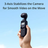 DJI Pocket 2 Gimbal with Mini Camera with 128GB U3 A2 MicroSD Card - Handheld Pocket-Sized Camera