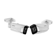 Lorex 4K Ultra HD IP Security Camera (2-pack, White) Bundle