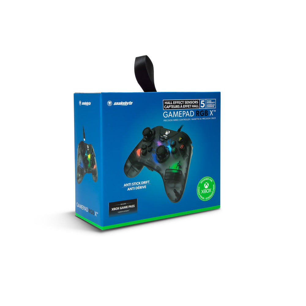 Snakebyte Xbox Series GamePad Pro X Licensed Video Game Controller with Hall Effect Sensors (Black)